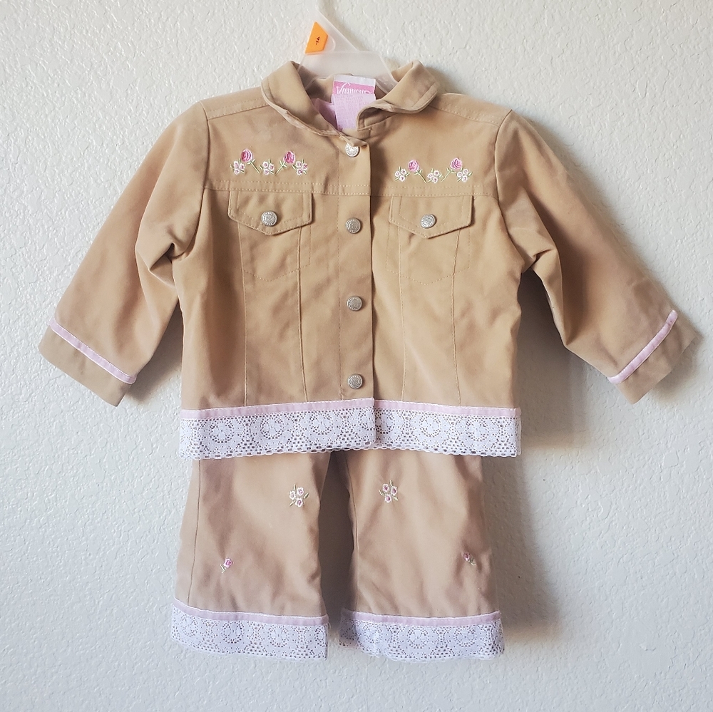 Nannette 18M Girls Matching Outfit